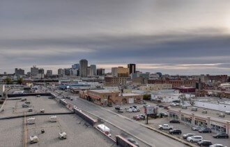 Warehouse District skyline